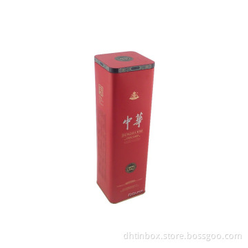 metal wine box